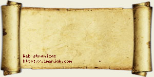 Kristina Kecović vizit kartica